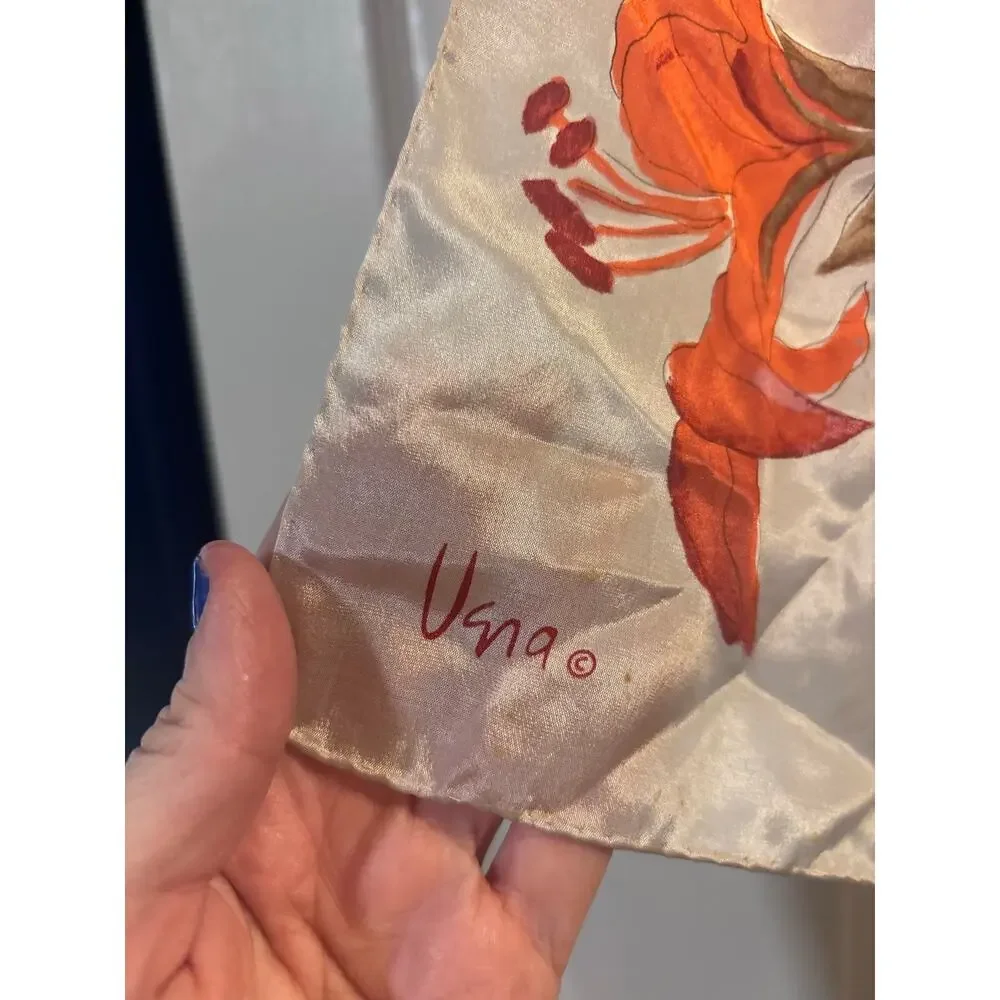 Vintage Vera silk scarf by the iconic American designer Vera Neumann
